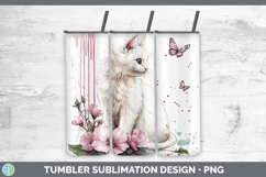 GorgeousBS035 Pink Drips Tumbler design.