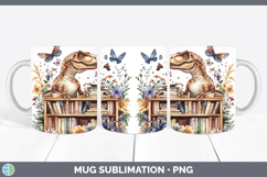 GorgeousBS04 Bookshelf Mug Wrap design.
