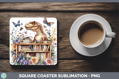 GorgeousBS04 Bookshelf Square Coaster design.