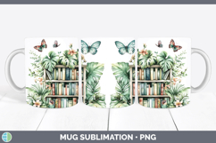 GorgeousBS04 Bookshelf Mug Wrap design.