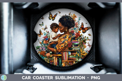 GorgeousBS04 Bookshelf Car Coaster design.