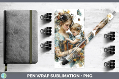 GorgeousBS04 Bookshelf Pen Wrap design.
