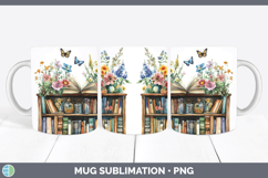 GorgeousBS04 Bookshelf Mug Wrap design.