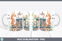 GorgeousBS04 Bookshelf Mug Wrap design.