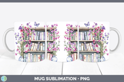 GorgeousBS04 Bookshelf Mug Wrap design.