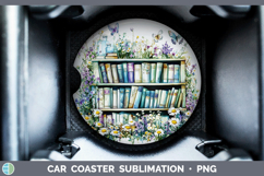 GorgeousBS04 Bookshelf Car Coaster design.