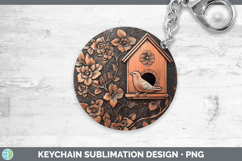 GorgeousBS04 Copper Relief Keychain design.