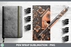 GorgeousBS04 Copper Relief Pen Wrap design.