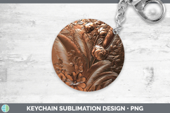 GorgeousBS04 Copper Relief Keychain design.