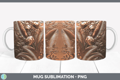 GorgeousBS04 Copper Relief Mug Wrap design.