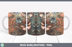 GorgeousBS04 Copper Relief Mug Wrap design.