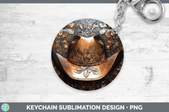 GorgeousBS04 Copper Relief Keychain design.