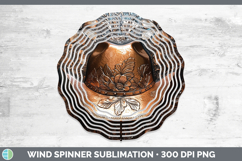 GorgeousBS04 Copper Relief Wind Spinner design.