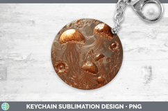 GorgeousBS04 Copper Relief Keychain design.