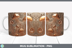GorgeousBS04 Copper Relief Mug Wrap design.