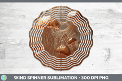 GorgeousBS04 Copper Relief Wind Spinner design.