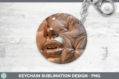 GorgeousBS04 Copper Relief Keychain design.