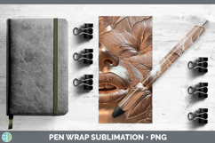 GorgeousBS04 Copper Relief Pen Wrap design.