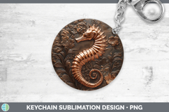 GorgeousBS04 Copper Relief Keychain design.