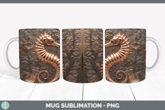 GorgeousBS04 Copper Relief Mug Wrap design.