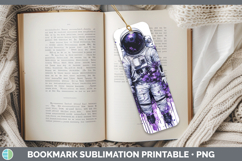 GorgeousBS04 Purple Drips Bookmark design.