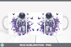 GorgeousBS04 Purple Drips Mug Wrap design.