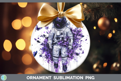 GorgeousBS04 Purple Drips Ornament design.