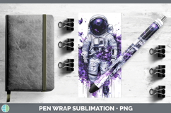 GorgeousBS04 Purple Drips Pen Wrap design.