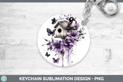 GorgeousBS04 Purple Drips Keychain design.