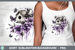 GorgeousBS04 Purple Drips Shirt design.
