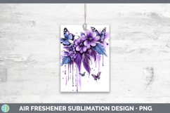 GorgeousBS04 Purple Drips Air Freshener design.