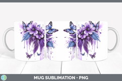 GorgeousBS04 Purple Drips Mug Wrap design.