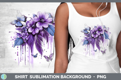GorgeousBS04 Purple Drips Shirt design.