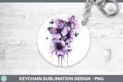 GorgeousBS04 Purple Drips Keychain design.