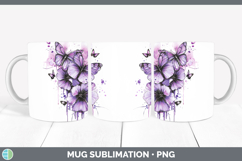 GorgeousBS04 Purple Drips Mug Wrap design.