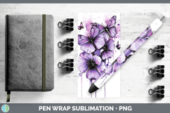 GorgeousBS04 Purple Drips Pen Wrap design.