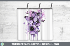 GorgeousBS04 Purple Drips Tumbler design.