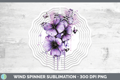 GorgeousBS04 Purple Drips Wind Spinner design.