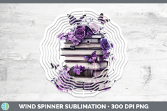 GorgeousBS04 Purple Drips Wind Spinner design.