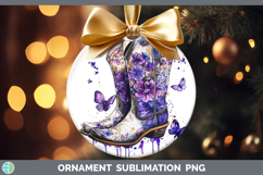 GorgeousBS04 Purple Drips Ornament design.