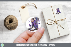 GorgeousBS04 Purple Drips Stickers design.