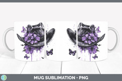 GorgeousBS04 Purple Drips Mug Wrap design.