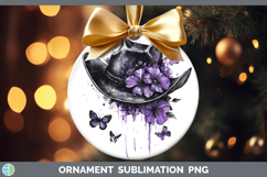 GorgeousBS04 Purple Drips Ornament design.
