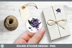 GorgeousBS04 Purple Drips Stickers design.