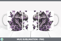GorgeousBS04 Purple Drips Mug Wrap design.