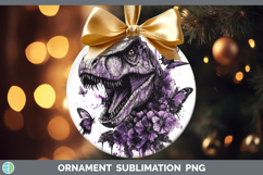 GorgeousBS04 Purple Drips Ornament design.