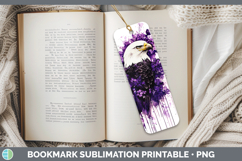 GorgeousBS04 Purple Drips Bookmark design.