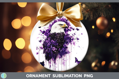 GorgeousBS04 Purple Drips Ornament design.