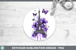 GorgeousBS04 Purple Drips Keychain design.