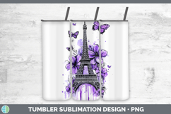 GorgeousBS04 Purple Drips Tumbler design.